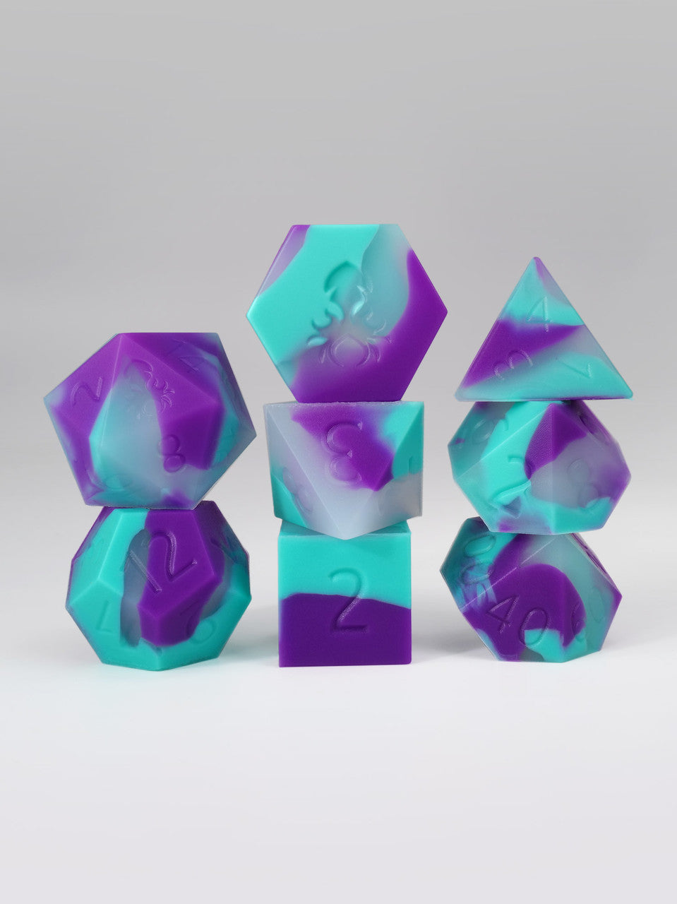 Shaman Silicone 8pc Dice Set