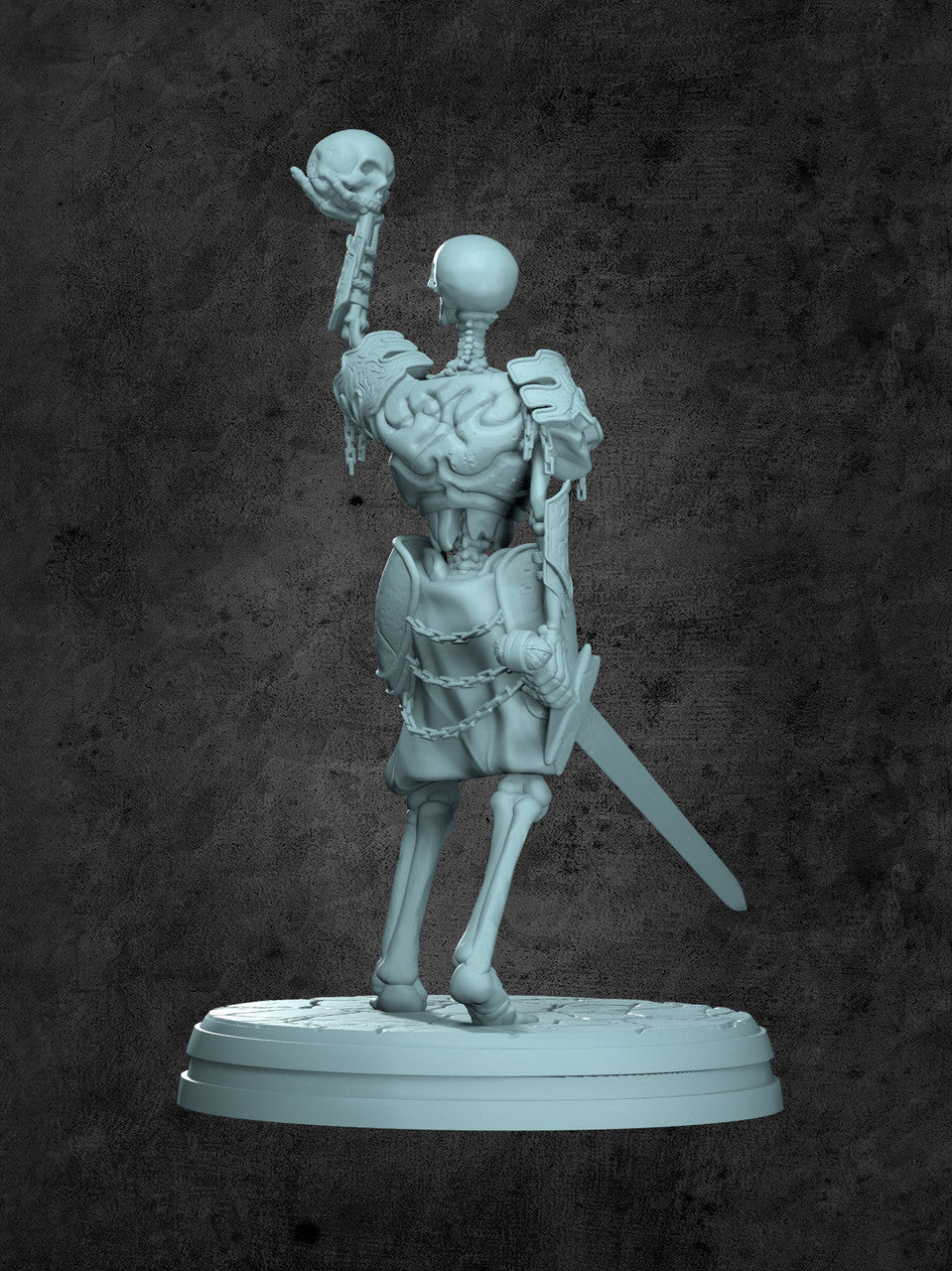 Skeleton Leader Miniature for Tabletop RPGs