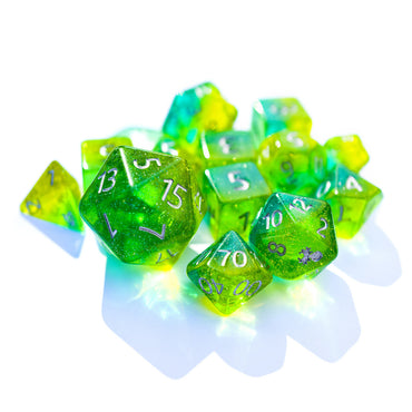 Sylvan 14pc Dice Set With Kraken Logo