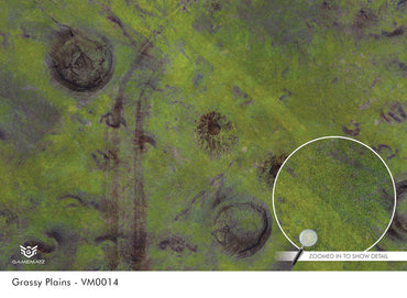 Kraken Dice RPG Encounter Map Quick Mat- Grassy Plains 36"x36"