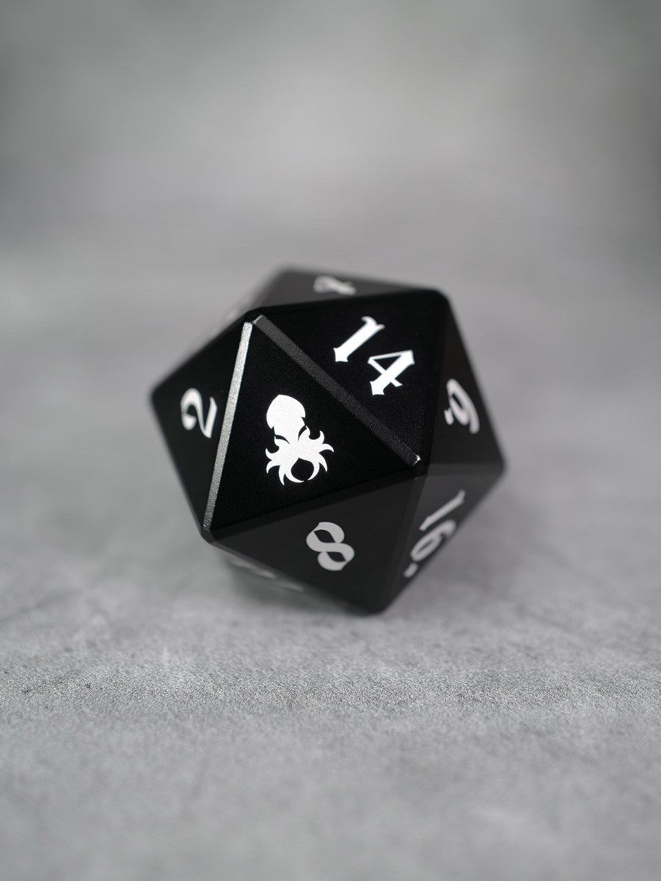 Vulcan: 50mm Black Precision Aluminum Single D20