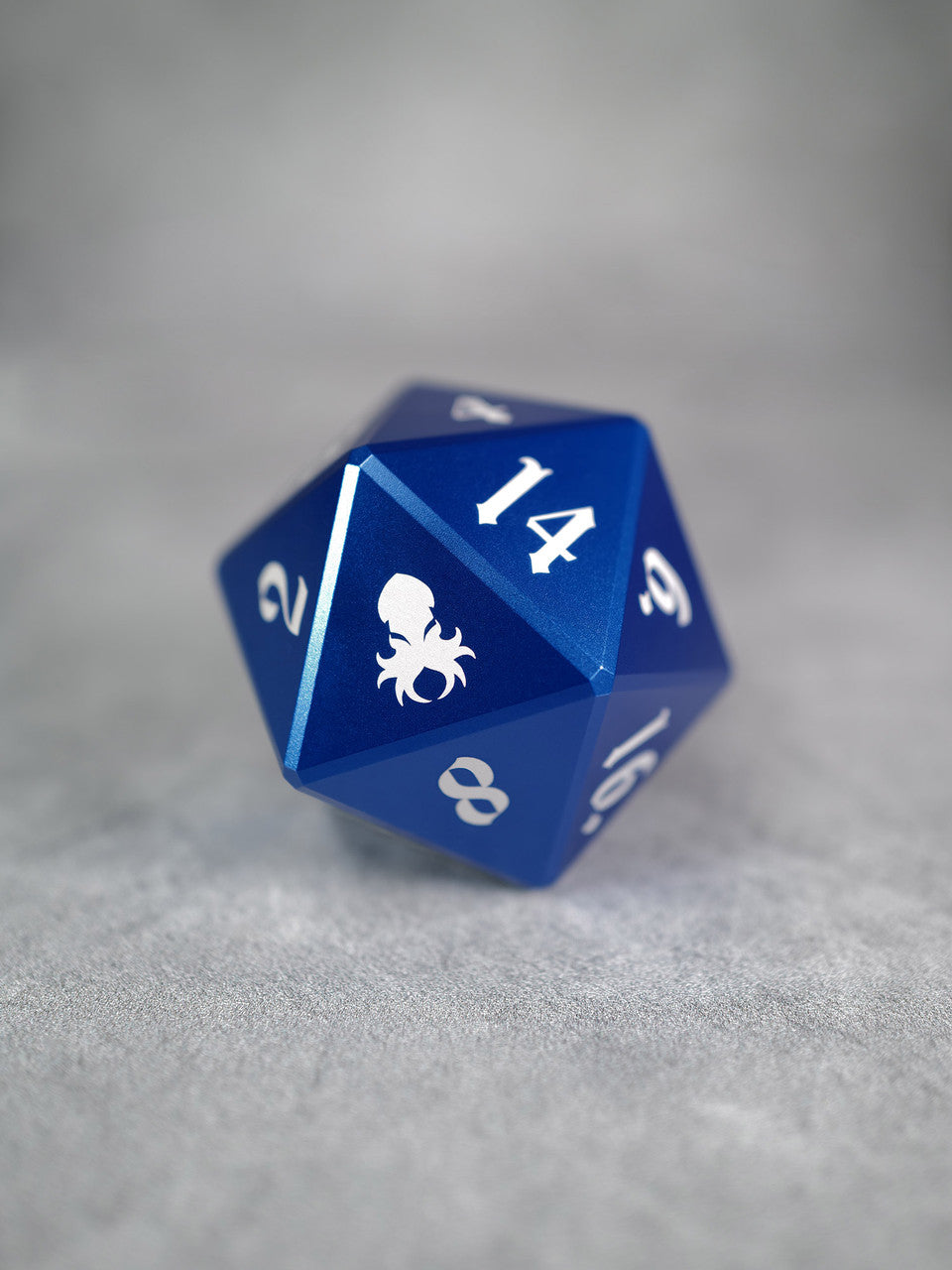 Vulcan: 50mm Blue Precision Aluminum Single D20