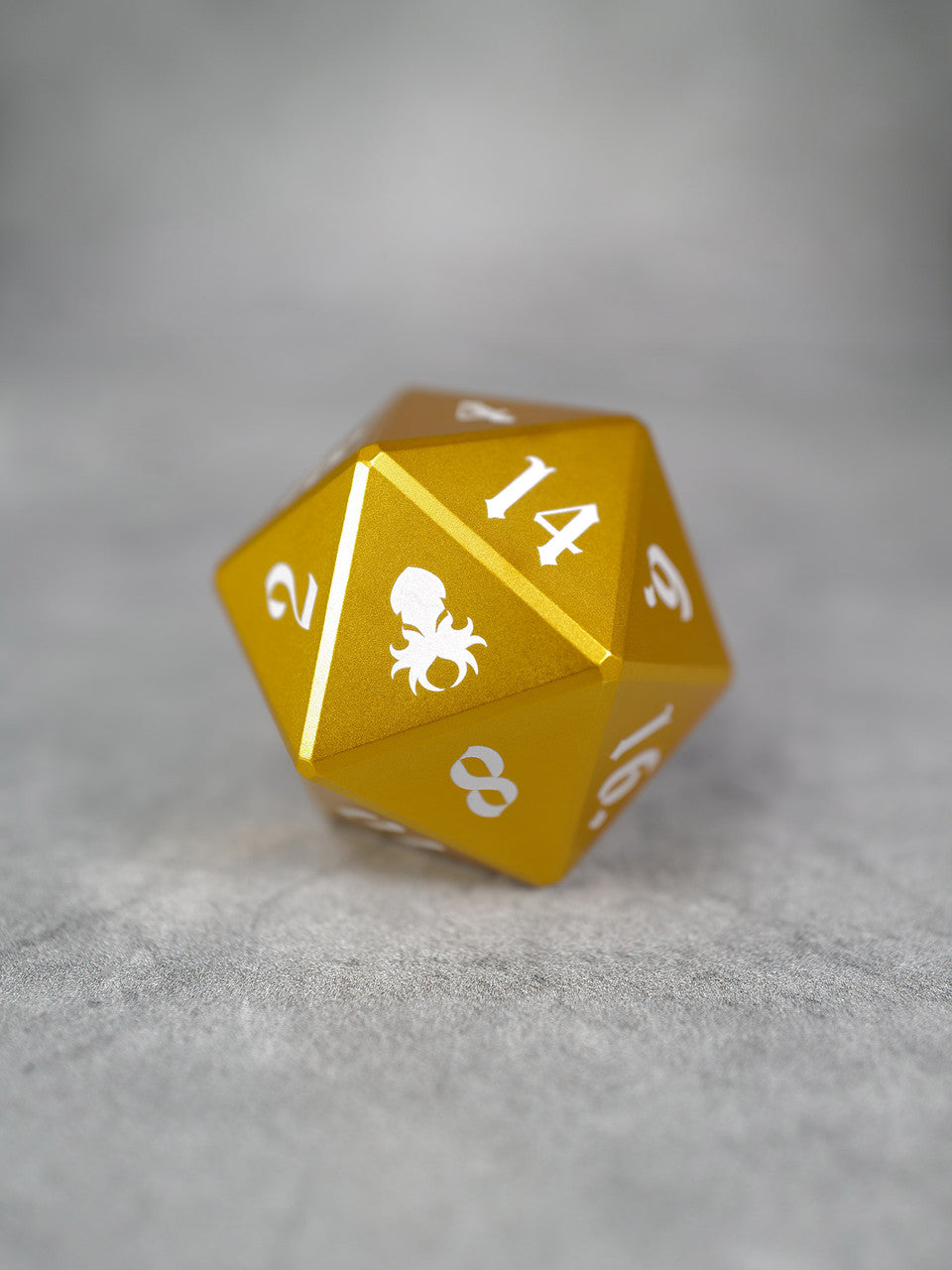 Vulcan: 50mm Gold Precision Aluminum Single D20