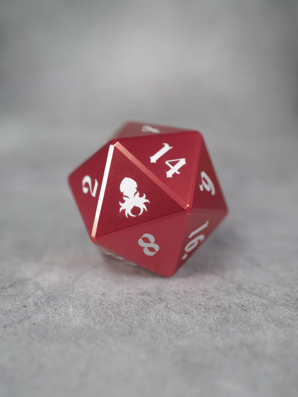 Vulcan: 50mm Orange Precision Aluminum Single D20