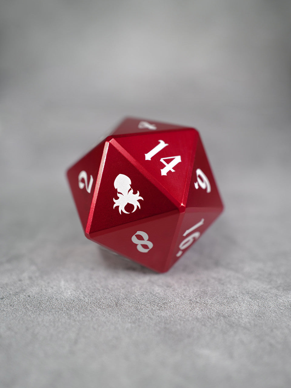 Vulcan: 50mm Red Precision Aluminum Single D20