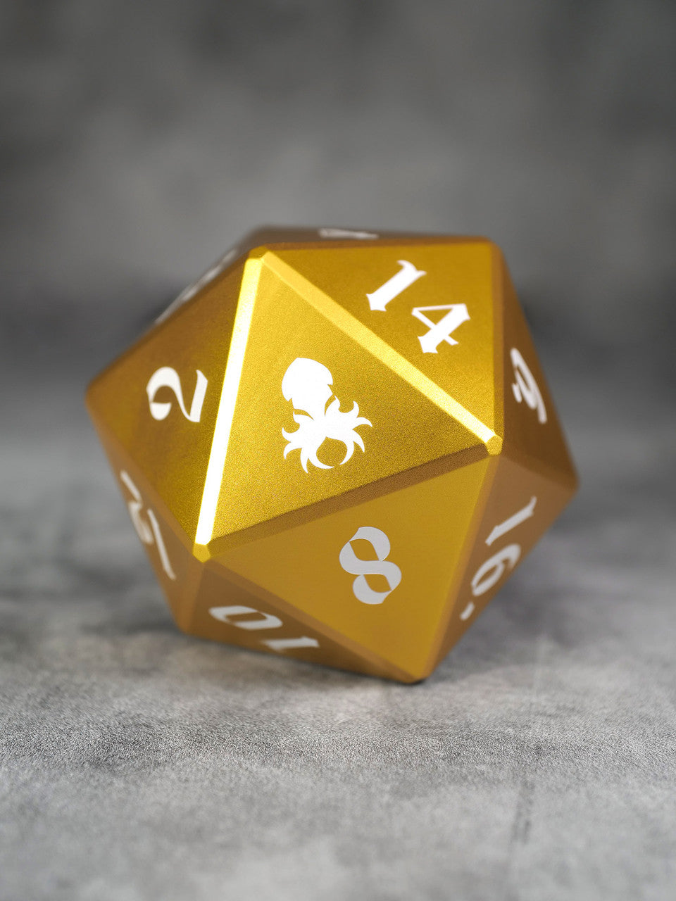 Vulcan: 75mm Gold Precision Aluminum Single D20