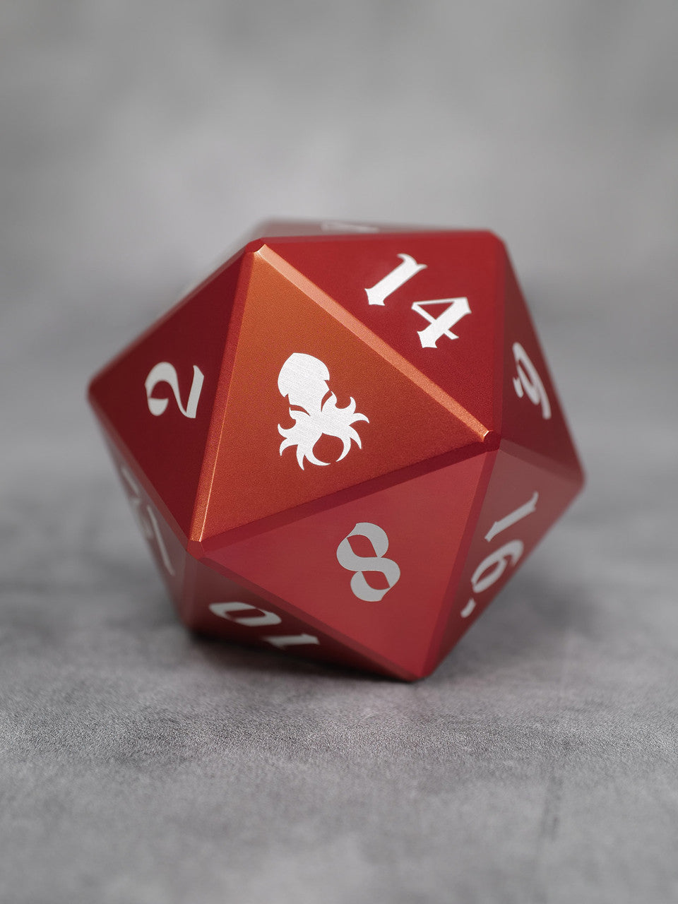 Vulcan: 75mm Orange Precision Aluminum Single D20