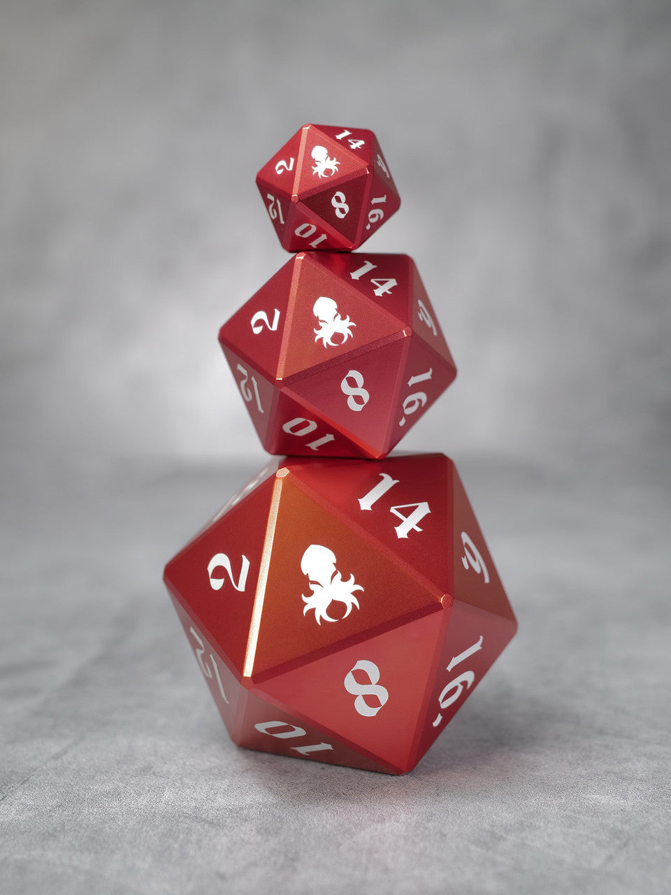 Vulcan: 75mm Orange Precision Aluminum Single D20