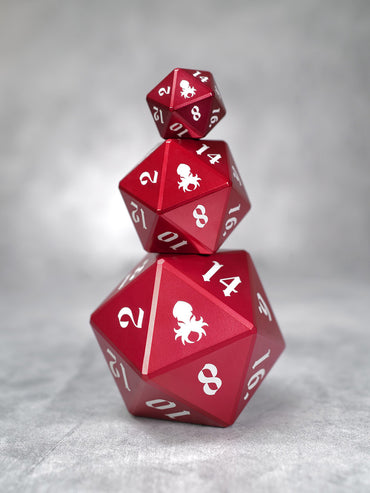 Vulcan: 30mm Red Precision Aluminum Single D20