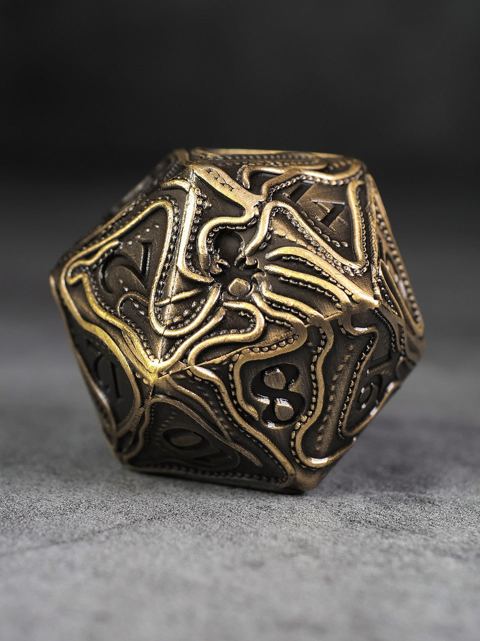 50mm Kraken's Reach: Brass Golem's Reach TTRPG  Single D20