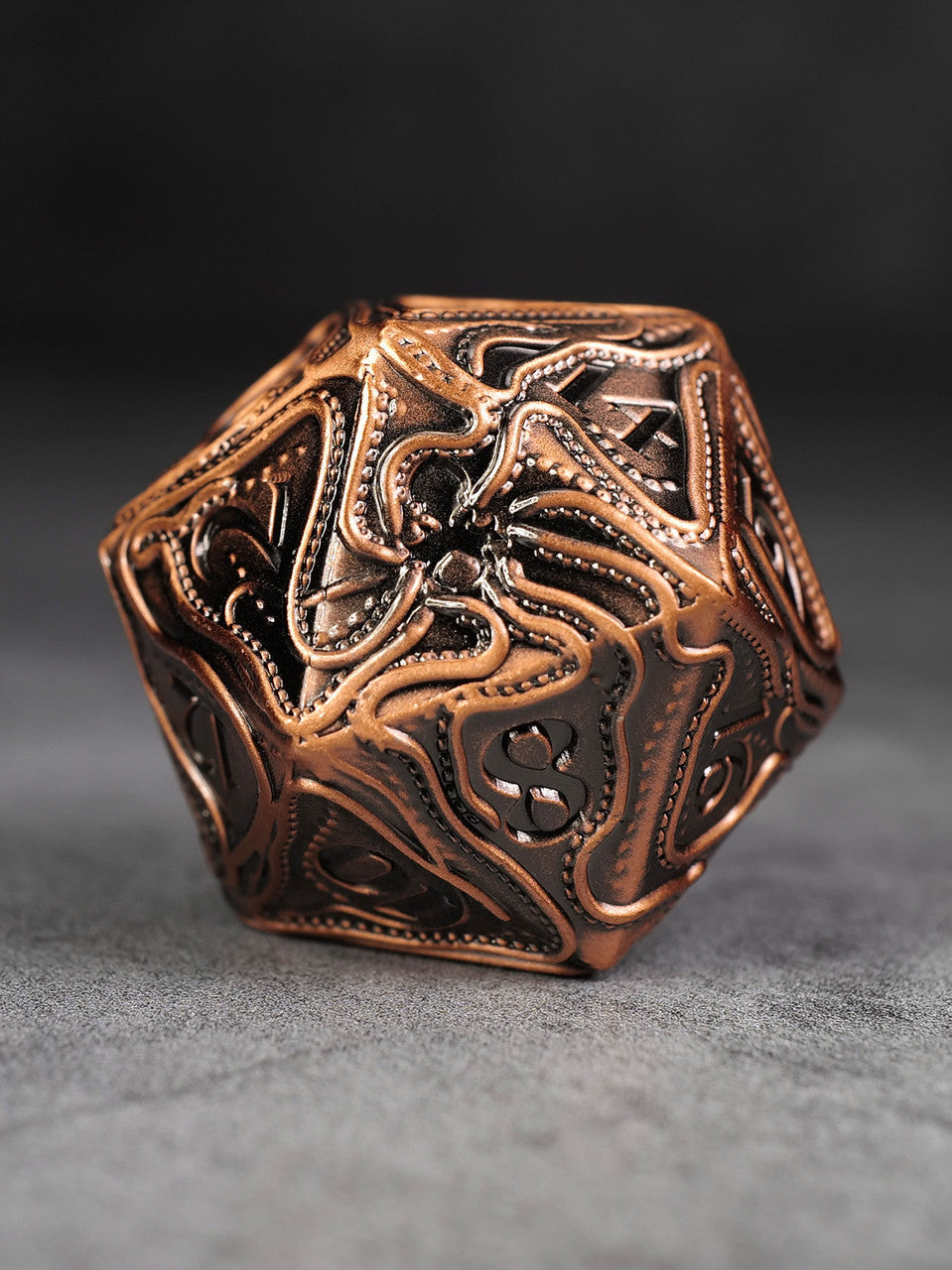 50mm Kraken's Reach: Copper Golem's Reach TTRPG  Single D20