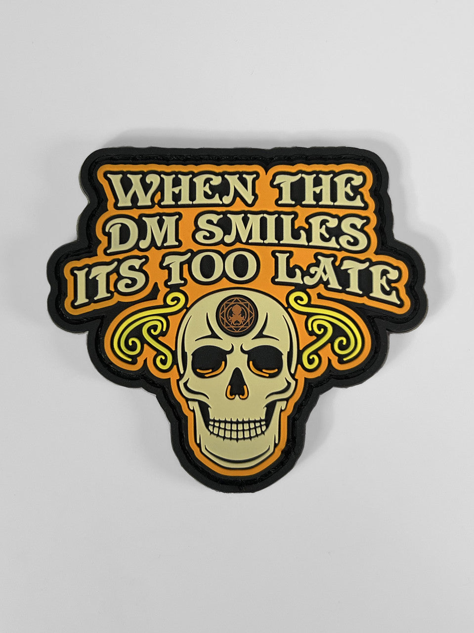 It's Too Late  PVC Patch w/Velcro Backing