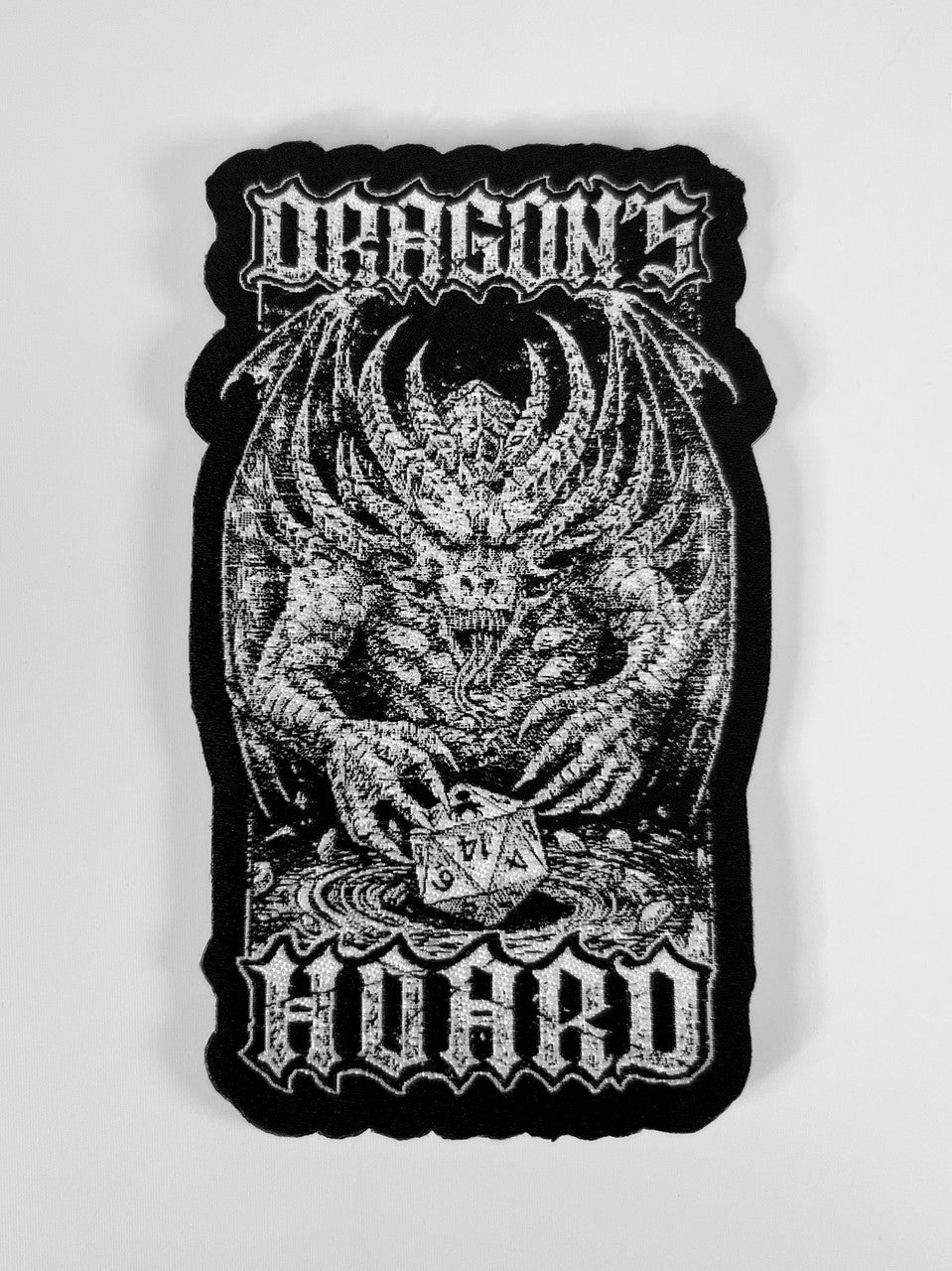 Dragon's Hoard Fabric Patch w/Velcro Backing – Kraken Dice