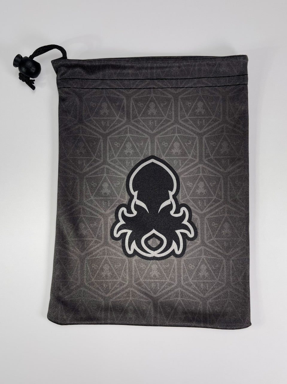 Large Dice Bag Grey Kraken