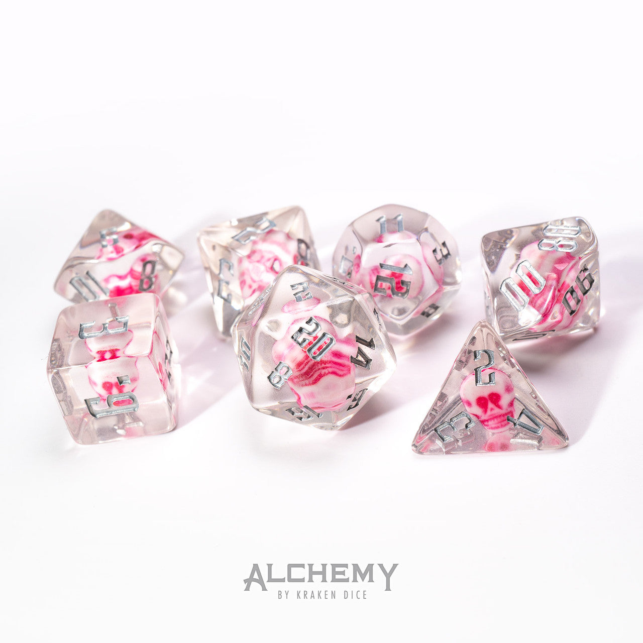 Lich's Phylactery: Spinel Skulls with Silver Ink