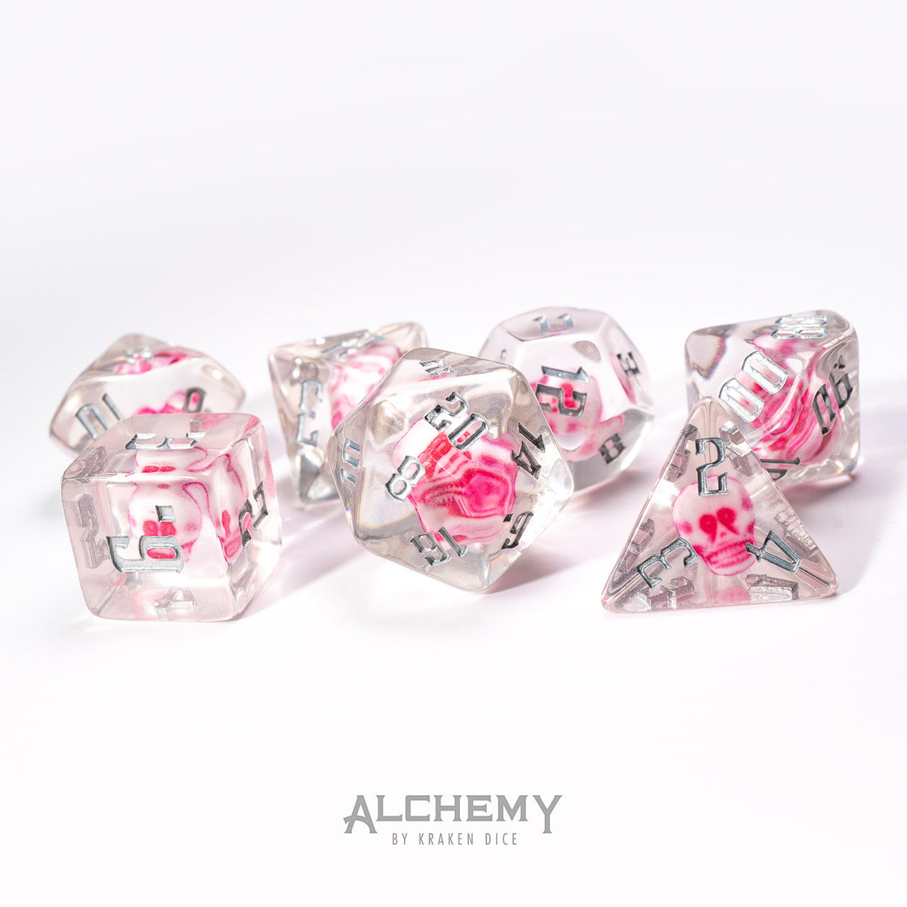 Lich's Phylactery: Spinel Skulls with Silver Ink