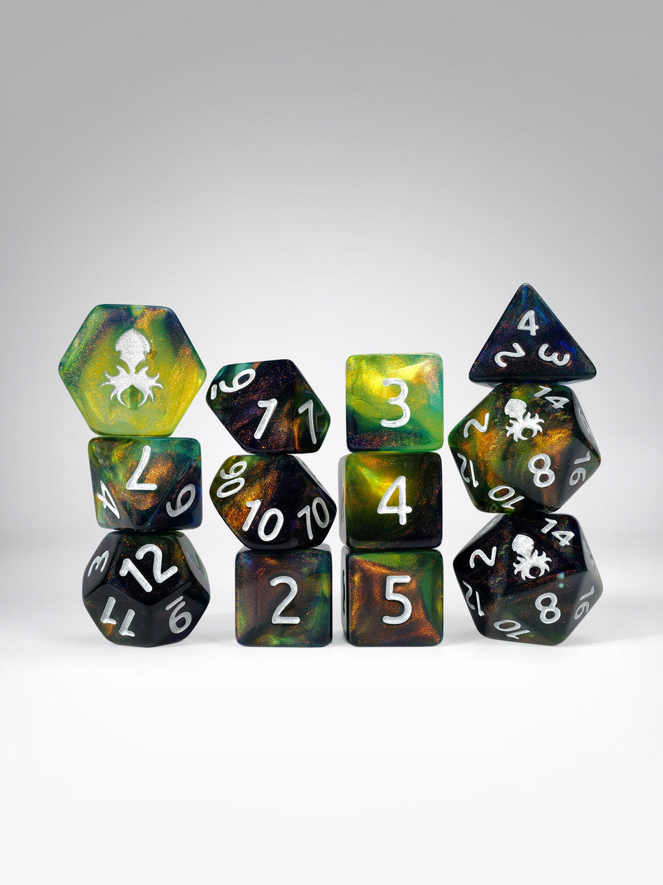 PRAWJECT:28 12pc TTRPG Dice Set