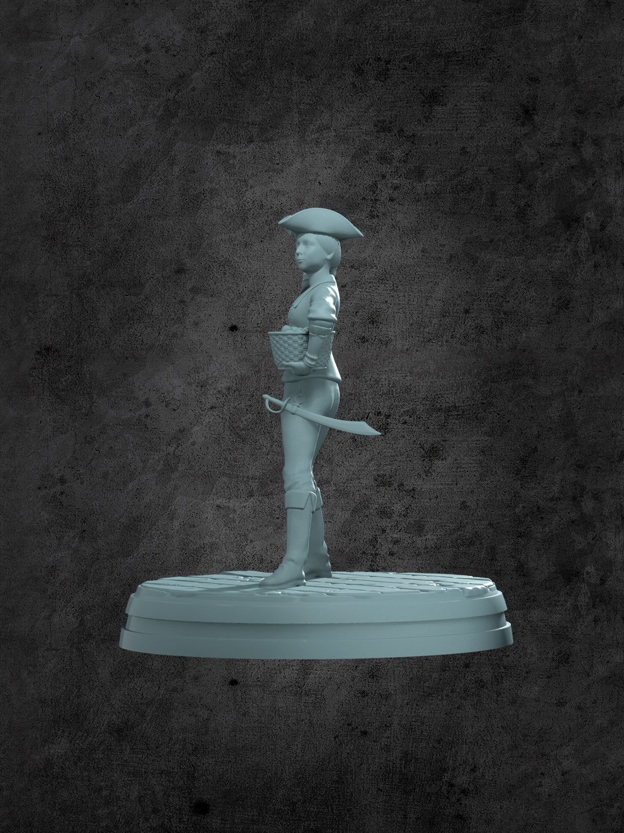 Peggy (One-Leg) Miniature for Tabletop RPGs