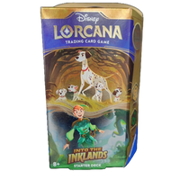lorcana starter decks into the inklands Disney Deck Full Match Gameplay There are two starter decks available for Disney Lorcana Ravensburger Disney Lorcana TCG: Into