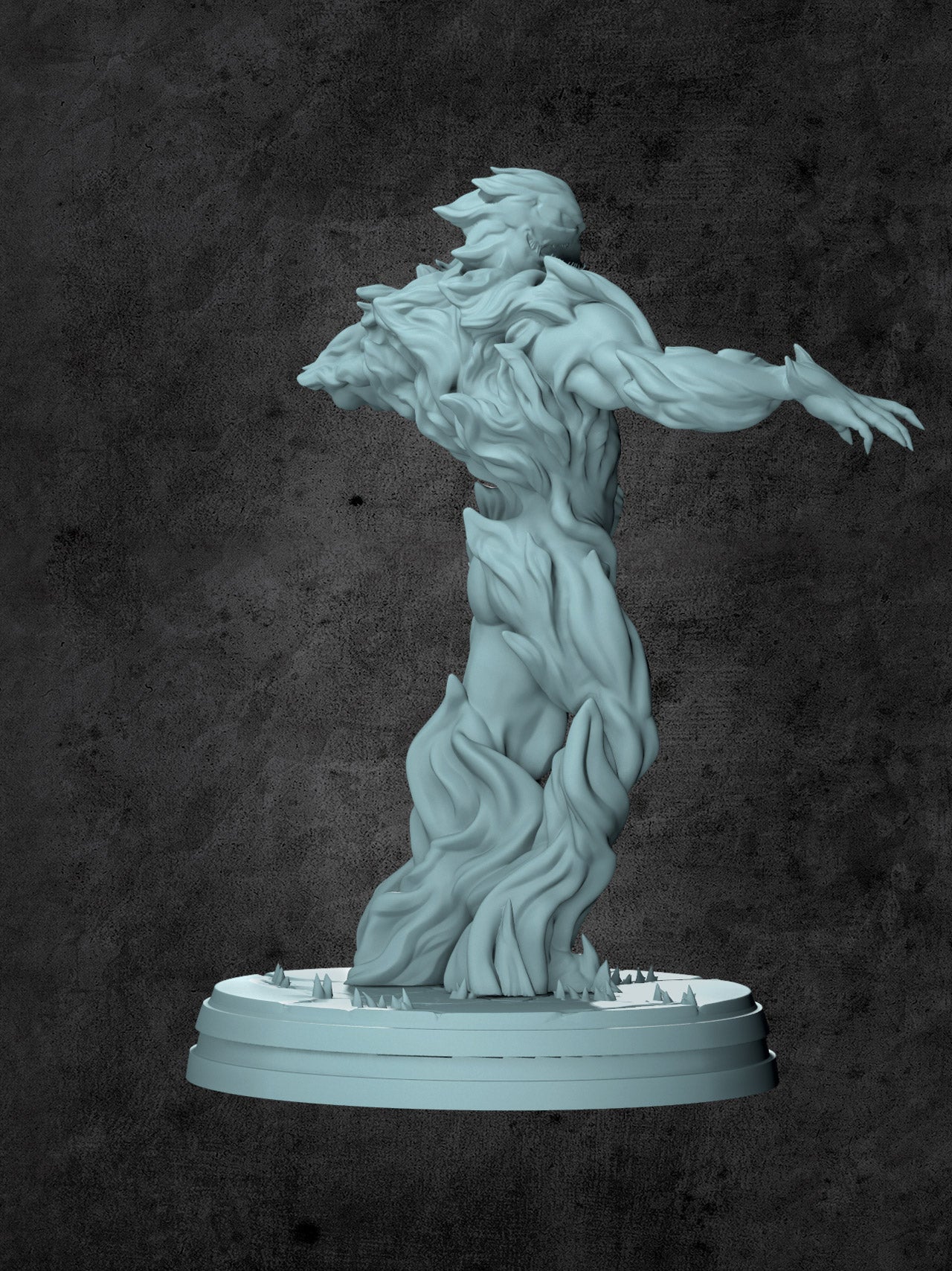 Invisible Stalker Miniature for Tabletop RPGs – Kraken Dice