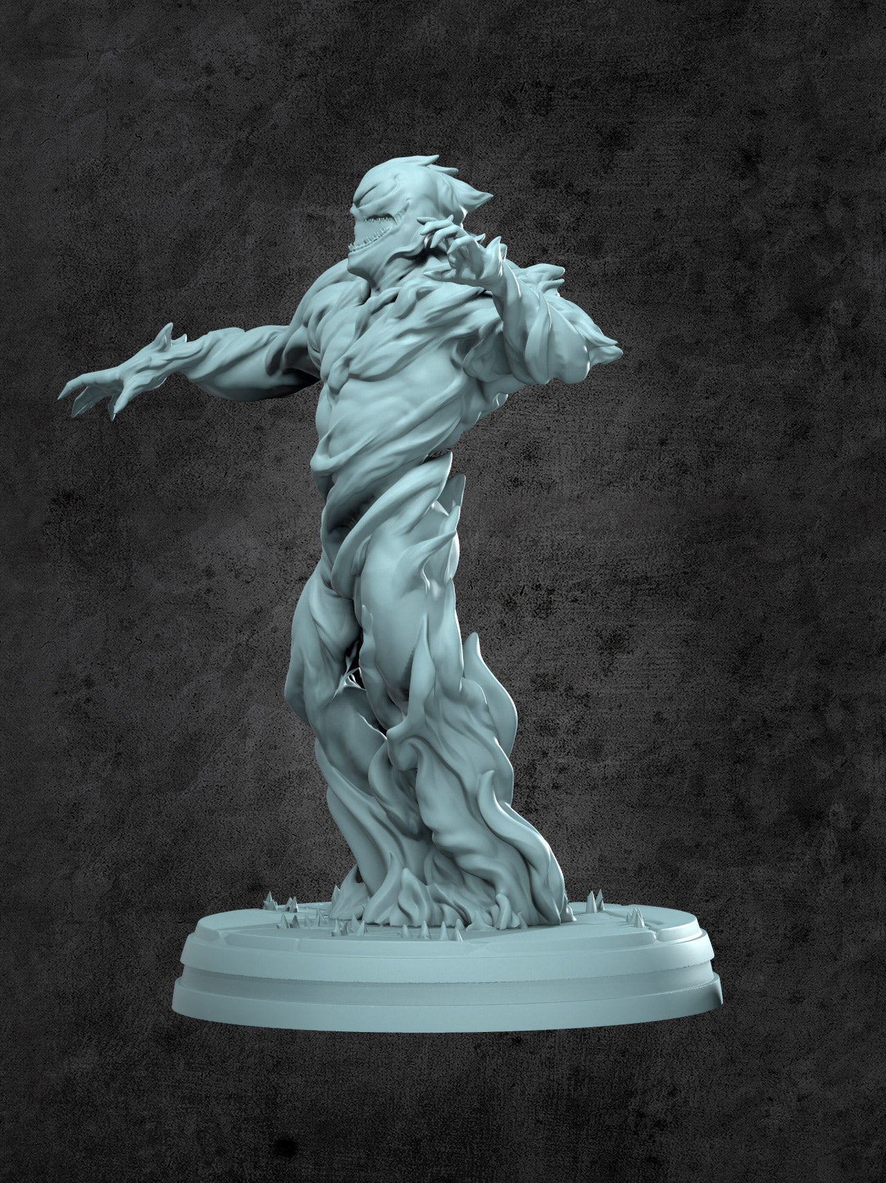 Invisible Stalker Miniature for Tabletop RPGs – Kraken Dice