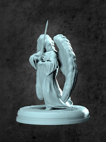 Angel Warrior Miniature for Tabletop RPGs