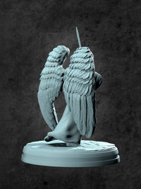 Angel Warrior Miniature for Tabletop RPGs