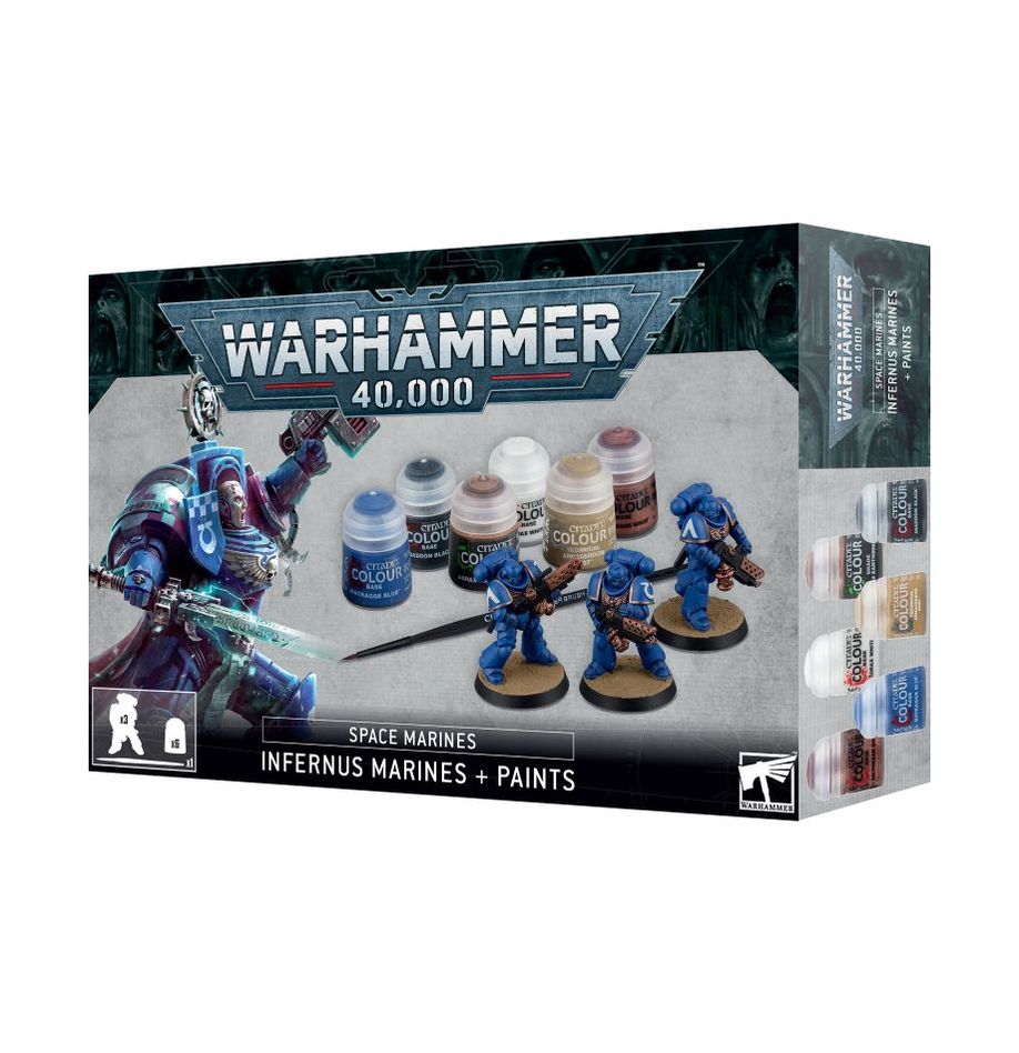 Space marines: Infernus Marines Plus Paints