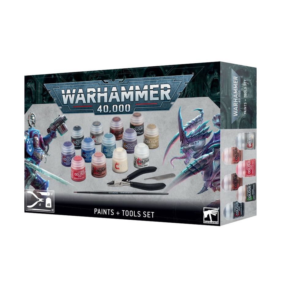 Warhammer 40k: Paints and Tools Set