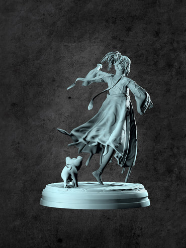 Rose (Skipping  Child) Miniature for Tabletop RPGs