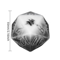 55mm D20 Hand Soap Black and white
