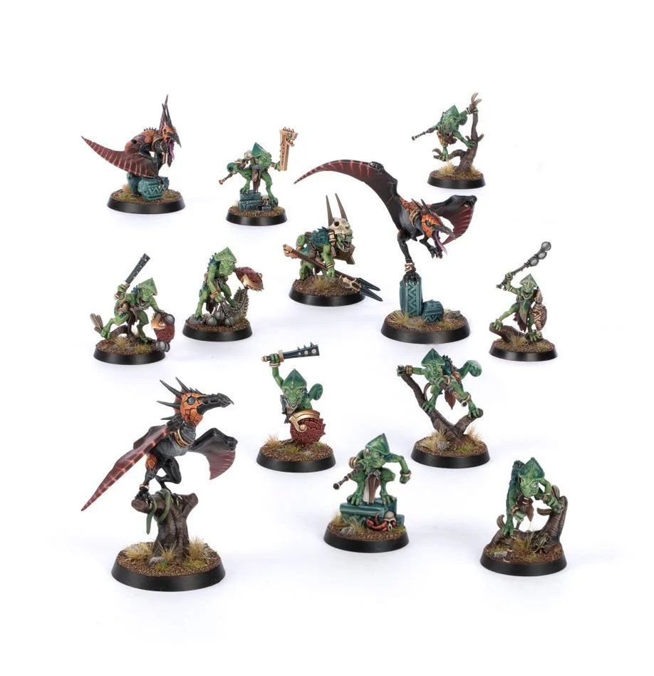 Age of Sigmar Spearhead: Seraphon Sunblooded Prowlers