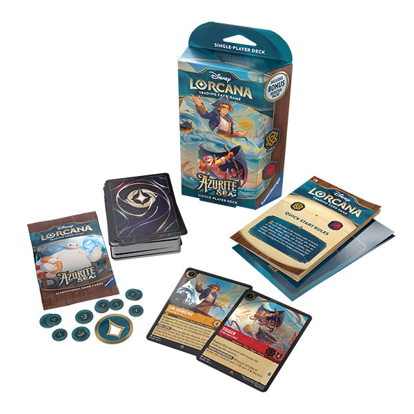 Disney Lorcana: Azurite Sea Starter Deck Disney Lorcana: Azurite Sea Starter Deck