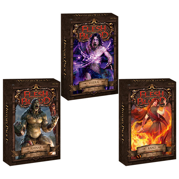 Flesh and Blood TCG: History Pack 1 Blitz Deck Flesh and Blood TCG: History Pack 1 Blitz Deck