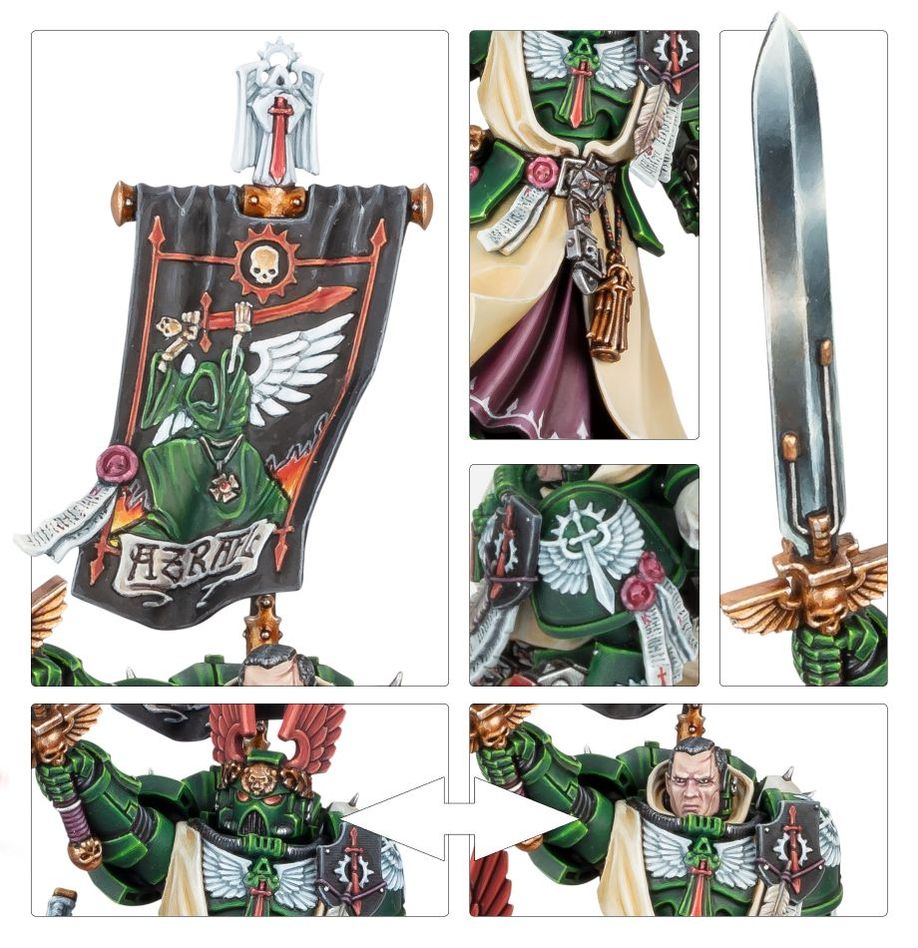 Warhammer 40k: Dark Angels Azrael Supreme Grand Master