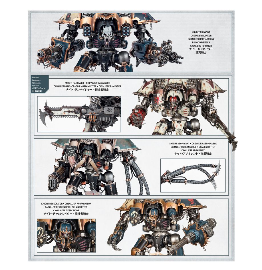 Warhammer 40k: Chaos Knights Knight Ruinator