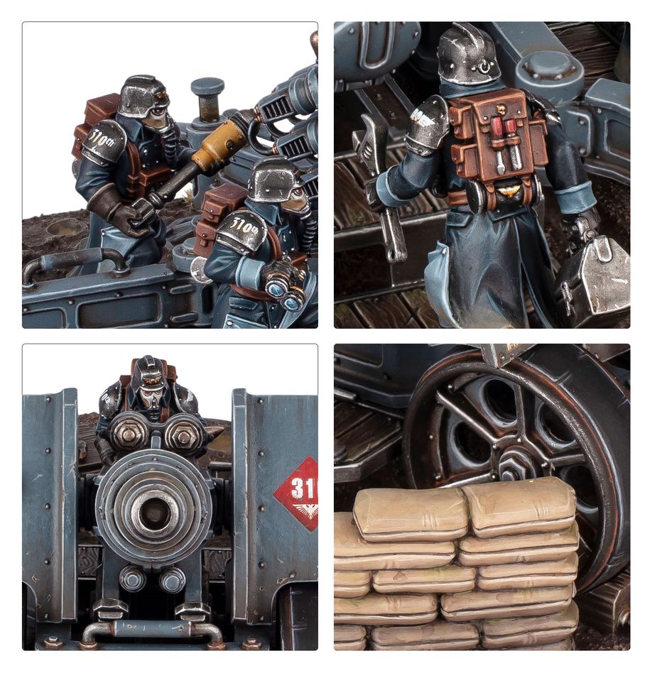 Warhammer 40K: Astra Militarum Artillery Team