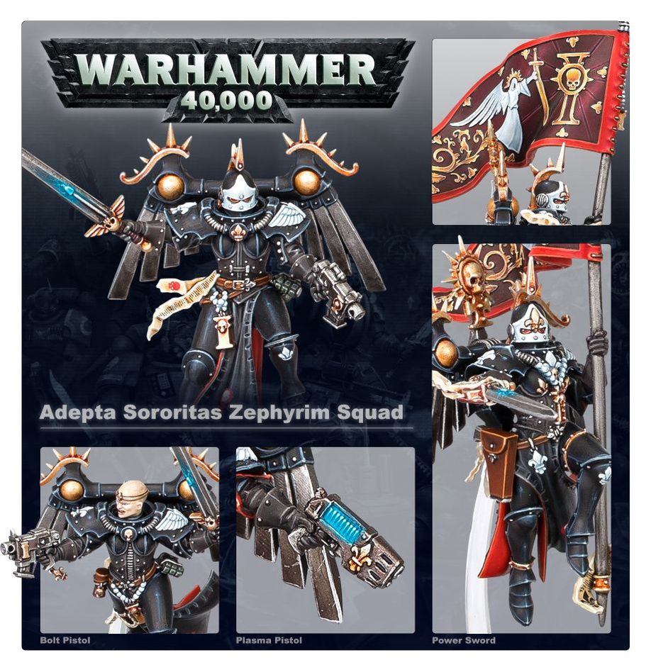 Warhammer 40K: Adepta Sororitas Seraphim Squad