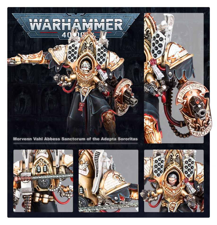 Warhammer 40K: Adepta Sororitas Morvenn Vahl Abbess Sanctorum of The Adepta Sororitas
