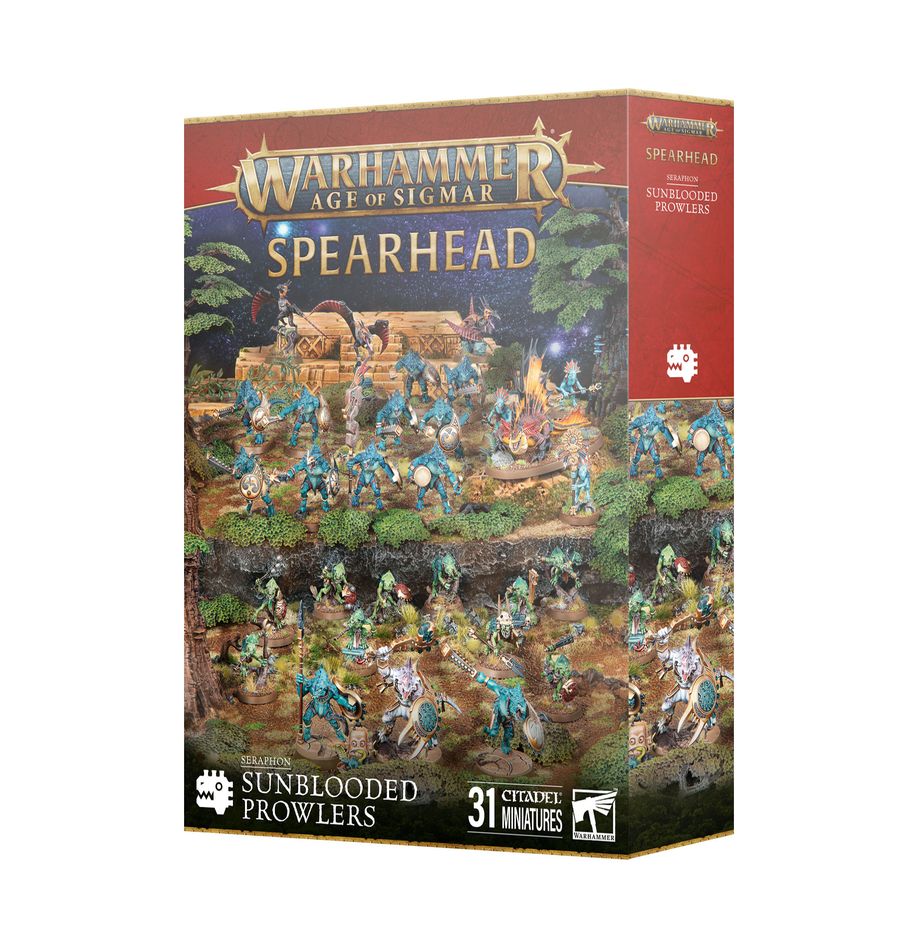 Age of Sigmar Spearhead: Seraphon Sunblooded Prowlers