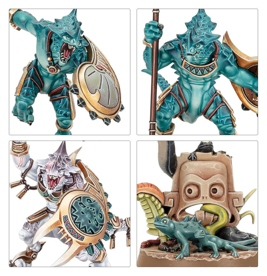 Age of Sigmar Spearhead: Seraphon Sunblooded Prowlers