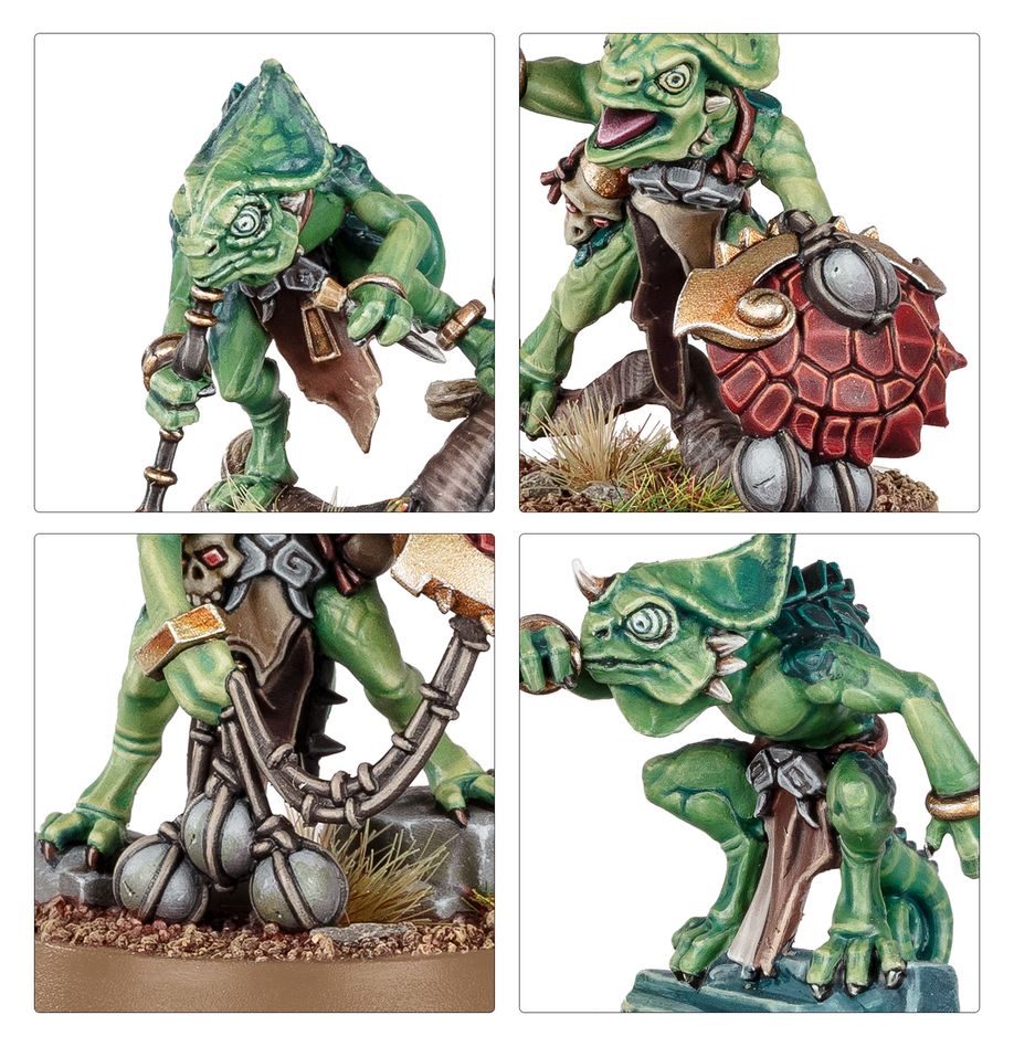 Age of Sigmar Spearhead: Seraphon Sunblooded Prowlers