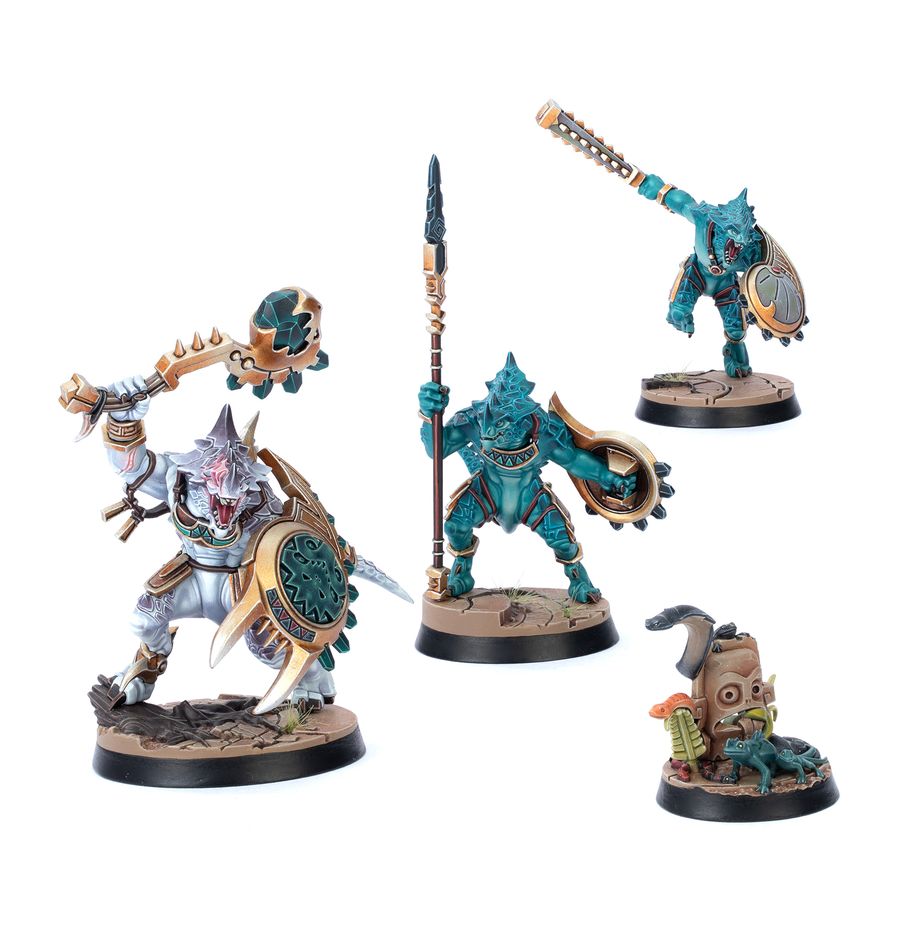 Age of Sigmar Spearhead: Seraphon Sunblooded Prowlers