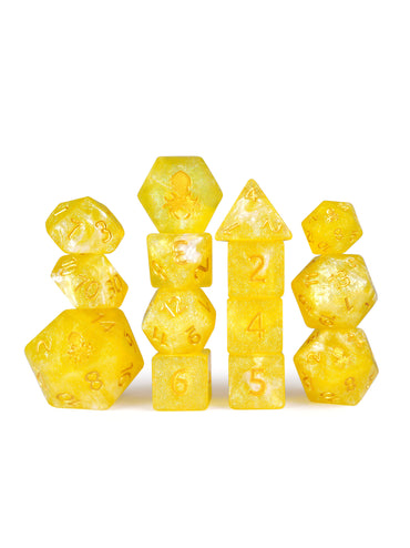 Butter Lover 14pc Dice Set Inked in Gold