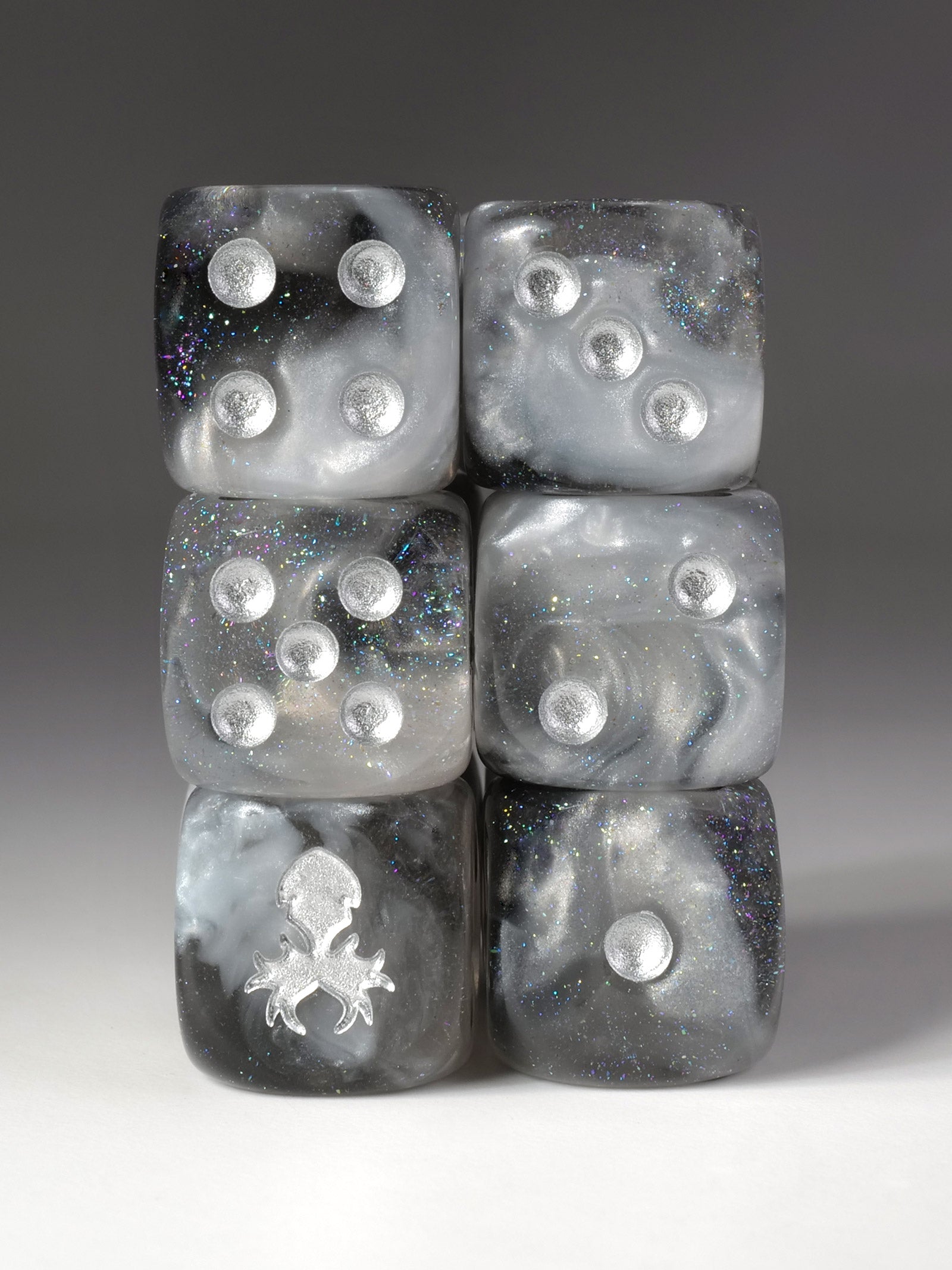 Athena D6 Pips 12pc Dice Set - 12mm – Kraken Dice