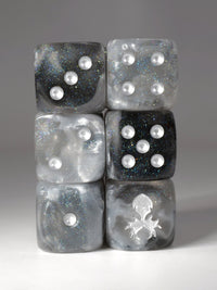 Athena D6 Pips 12pc Dice Set - 16mm