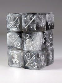 Athena Mini 3/3 Positive/Negative Dice Counters - 12 Pack