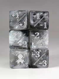 Athena Mini 3/3 Positive/Negative Dice Counters - 12 Pack