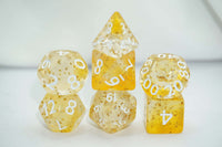 Rare Confetti with White Ink 7pc Polyhedral Dice Set