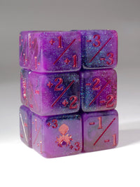 Dionysus Mini 3/3 Positive/Negative Dice Counters - 12 Pack